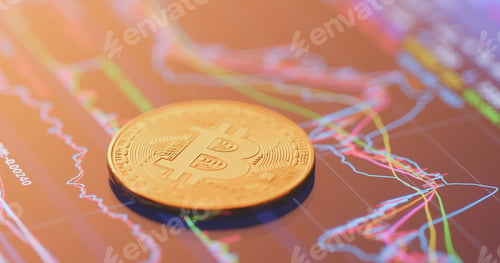 Preview: Bitcoin on the tablet display screen