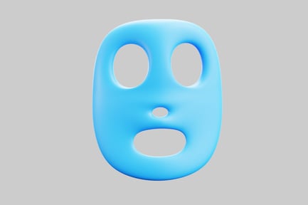 Preview: Blue face mask