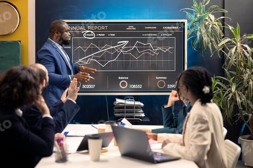 Preview: Chief operating officer presenting project updates and resource allocation