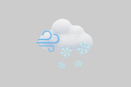 Preview: Cloud with snowflakes