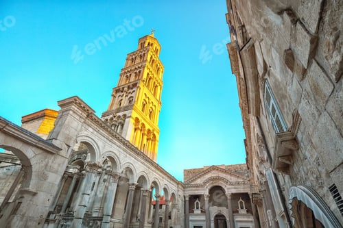 Preview: Famous Diocletian Palace built for Emperor Diocletian in historic center of Split