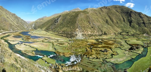Preview: Clear waters of Cañete river near Vilca villag, Peru