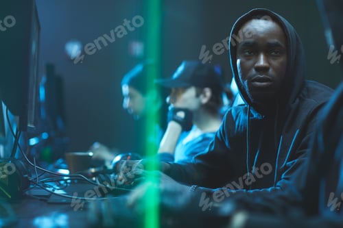 Preview: Black app developer advising colleague