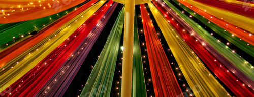 Preview: Colorful Carnival Lighted Canopy