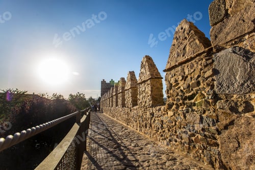 Preview: The beautiful road inside the wall of Avila, Castilla y Leon
