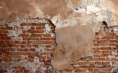 Preview: Empty vintage brick wall texture. Grungy Brickwall. Abstract pattern. Copy space.