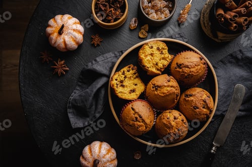 Preview: Homemade pumpkin muffins
