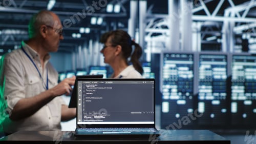 Preview: IT team running code in data center