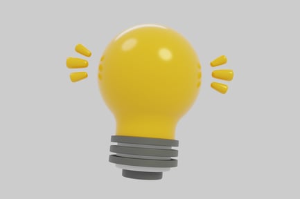 Preview: Cartoon light bulb idea