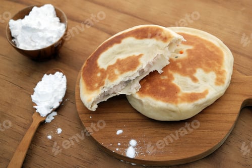 Preview: Chinese Fried Dough On Wooden Floor