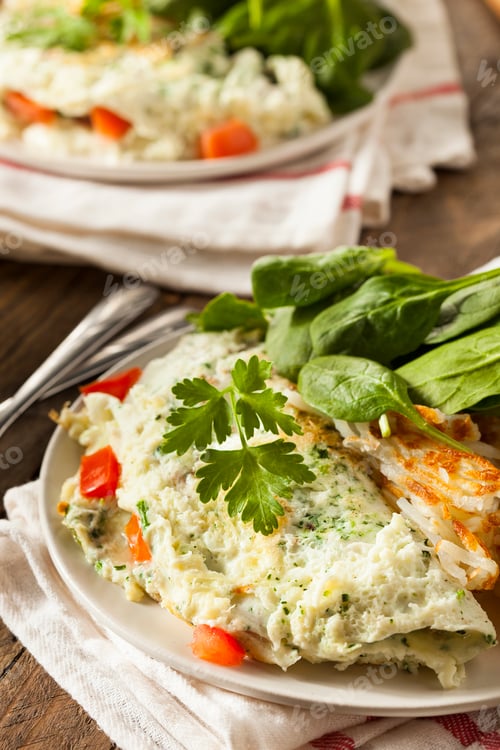 Preview: Healthy Spinach Egg White Omelette