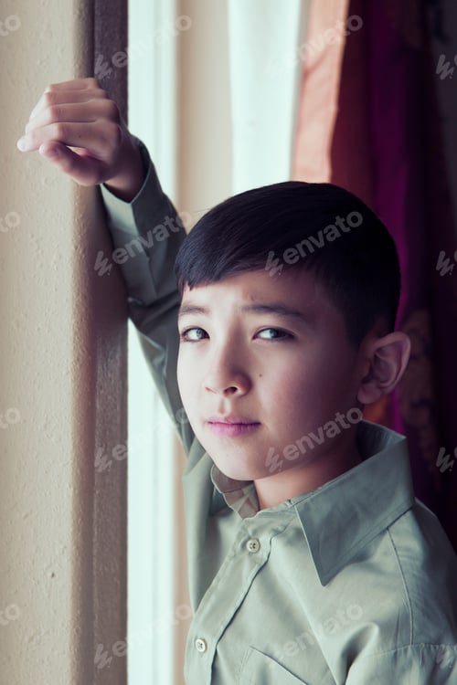 Preview: Boy in a confident pose.