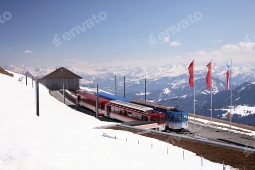 Preview: Train station at summit of rigi