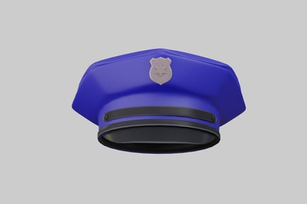 Preview: Police officer hat community asset