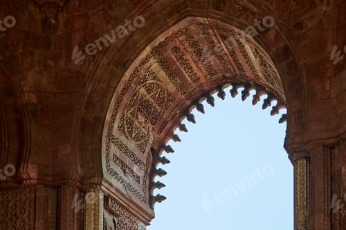 Preview: Alai Darwaza landmark part Qutb complex in South Delhi, India, Alai Darwaza main gateway