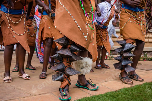 Preview: Leg shakers dance rythm musical instruments Kenya East Africa
