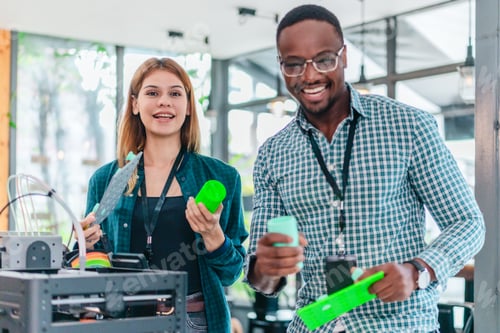 Preview: Two Product Designers Testing 3D Printed Prototypes