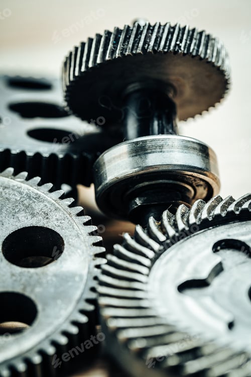 Preview: Gears from an old industrial machine