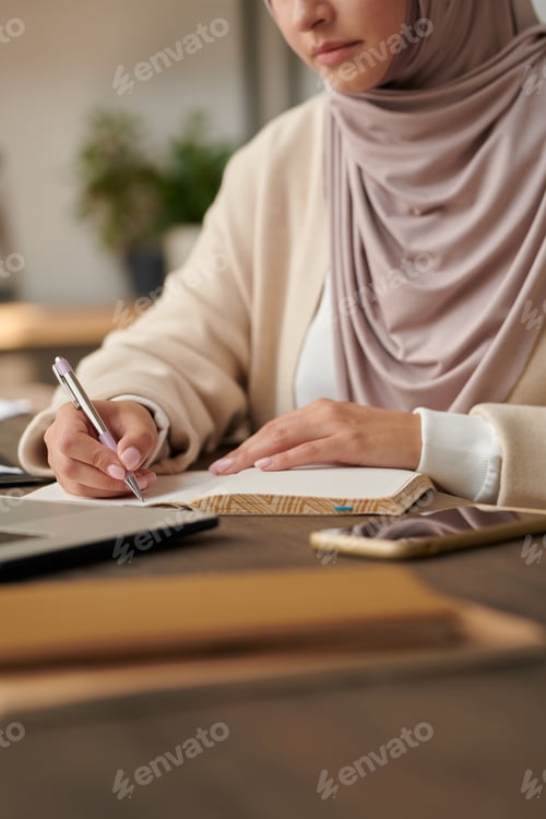 Preview: Writing Notes In Notebook