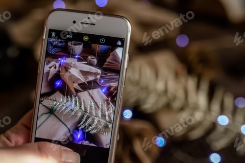 Preview: A blogger photographs the process of packing gifts for Christmas