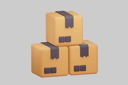 Preview: Stacked delivery boxes