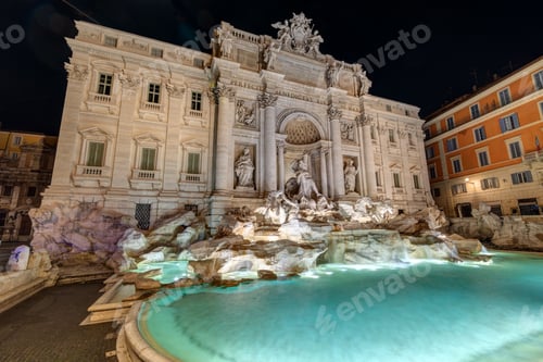 Preview: The famous Fontana di Trevi in Rome