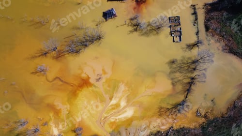 Preview: Copper Mine Pollution Aerial View