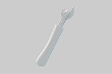 Preview: Minimalist white utensil holder
