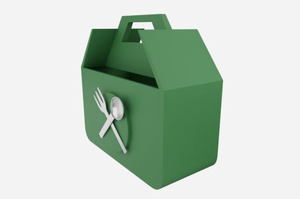 Preview: Takeaway Box 3D Illustration