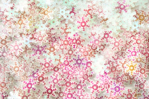 Preview: Sequins in the shape of snowflakes close-up. Background.