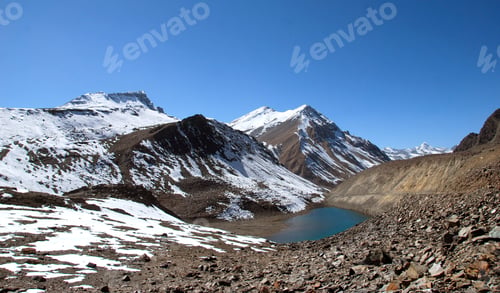 Preview: Ice melting at the end of winter on the Ladakh