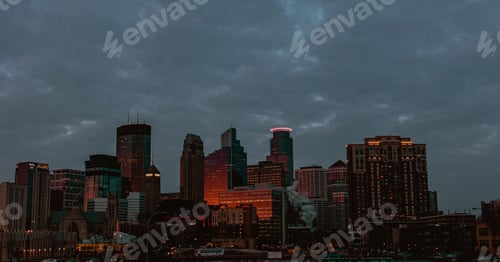 Preview: Moody Minneapolis Skyline