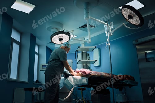 Preview: Surgeon Operating on Patient in Hospital Operating Room