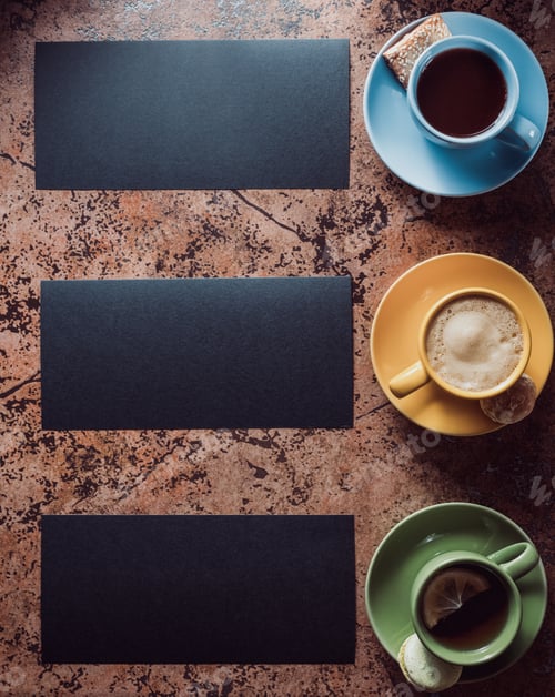 Preview: cup of coffee, tea and cacao
