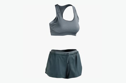 Preview: Women's Activewear: Sports Bra and Running Shorts Set