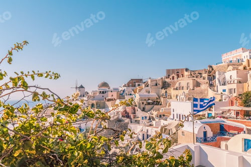 Preview: Oia village at sunset, Santorini island