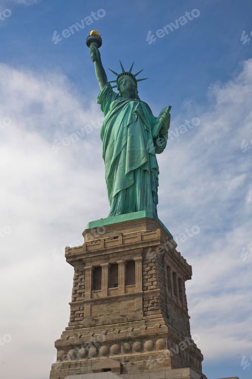 Preview: Statue of Liberty USA, panoramic view of the monument.