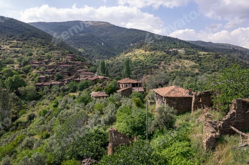 Preview: Lubbey Village is abandoned willage in Odemis Town.Stone and wooden houses.