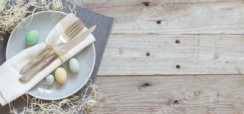 Preview: Rustic Easter table setting