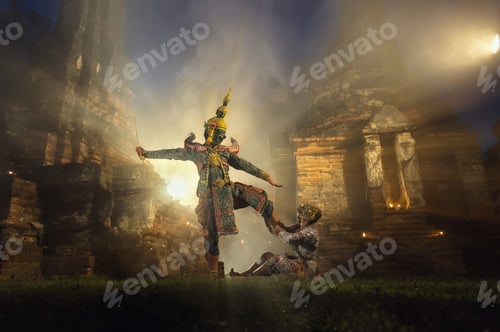 Preview: Khon, pantomime performances action of Thailand, a kind of Thai drama