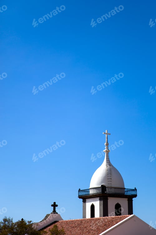 Preview: Tower of Church of Sao Martinho, in Funchal at Madeira island