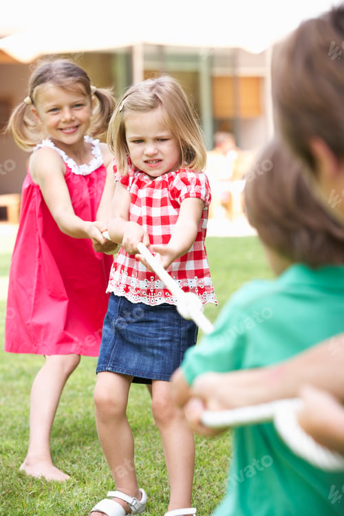 Preview: Children Playing Tug Of War