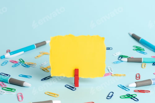 Preview: Colorful Office Supplies Bright Workplace Stuff Workshop Materials