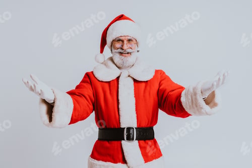 Preview: Santa Claus portrait, Christmas and newyear festive days concepts
