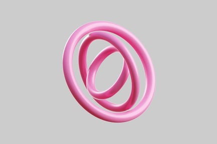Preview: Pink Torus Knot Abstract Geometry