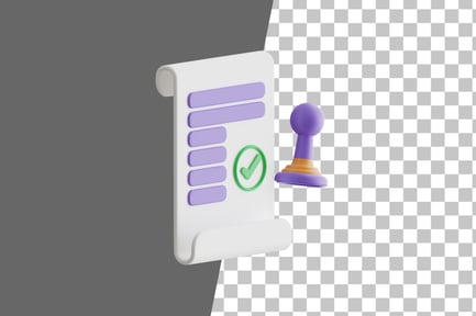 Preview: Stamp 3D Icon