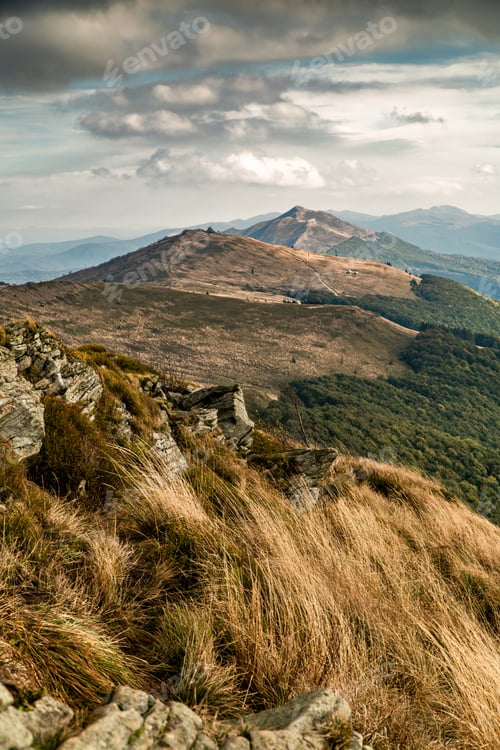 Preview: Polonina Wetlinska, Bieszczady mountain, Bieszczady National Park, Poland.