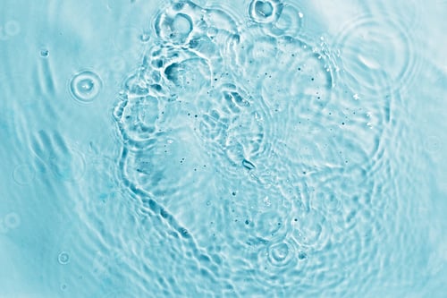 Preview: SPA background blue water splash wave template for advertising cosmetic products for body