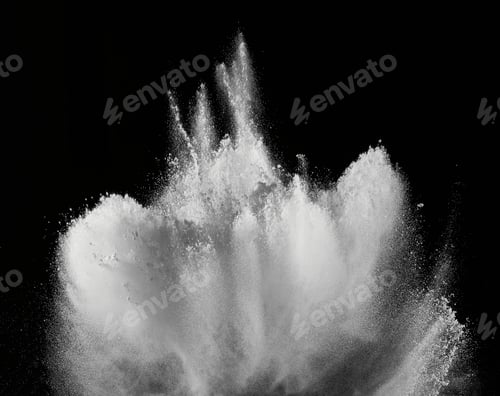 Preview: smoke powder explosion air background shape black