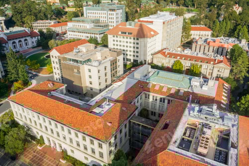 Preview: Aerial view of buildings in the UC Berkeley campus
